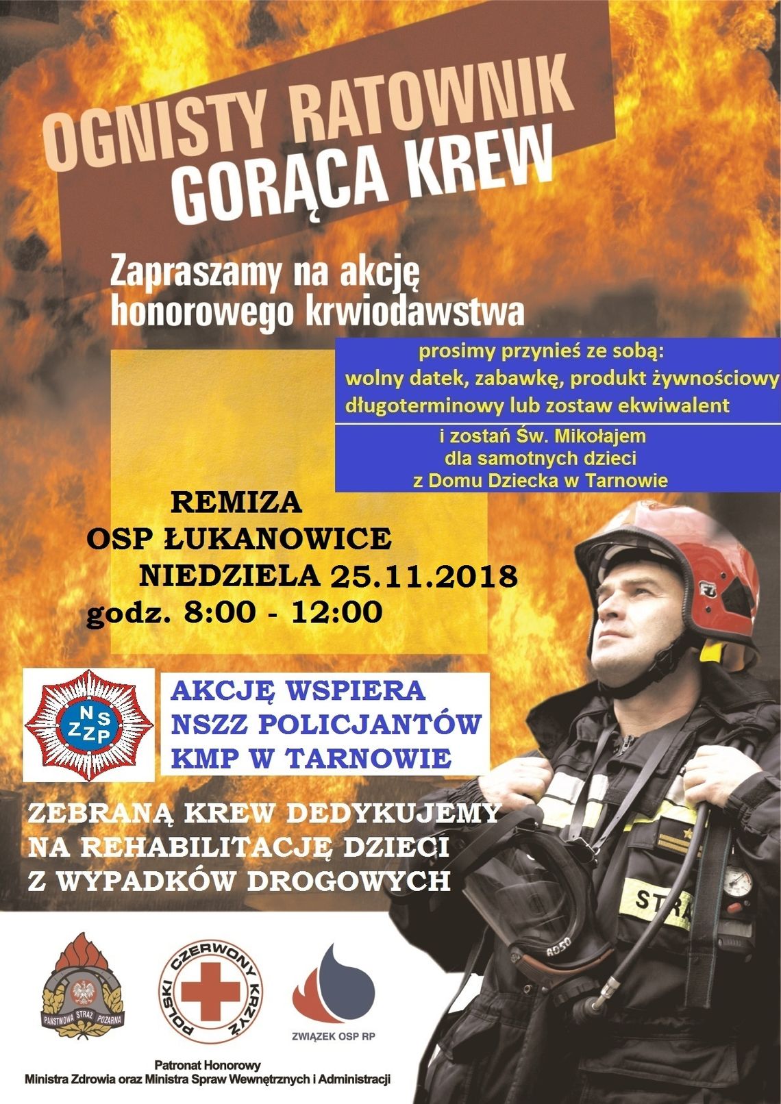 Kolejna edycja  honorowego krwiodawstwa w Łukanowicach 