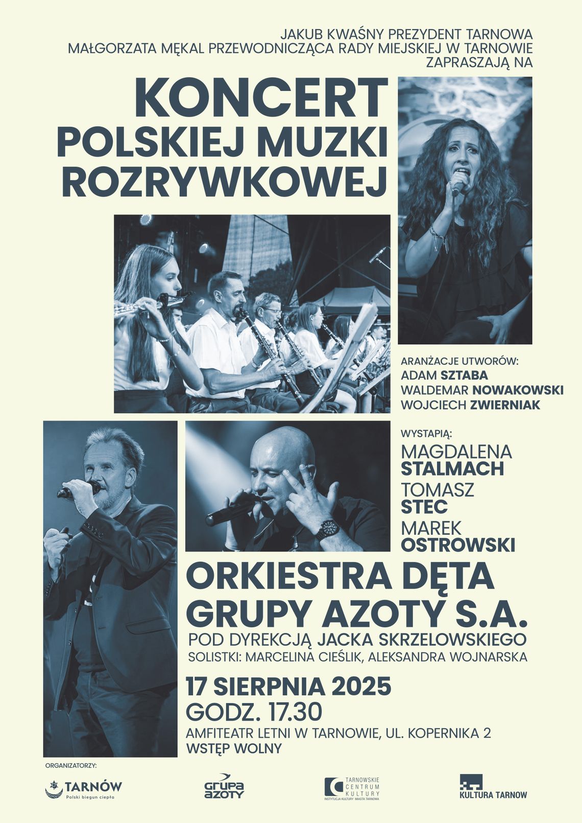 Koncert Orkiestry Dętej Grupy Azoty – „Polska muzyka rozrywkowa” Koncert Orkiestry Dętej Grupy Azoty – „Polska muzyka rozrywkowa”