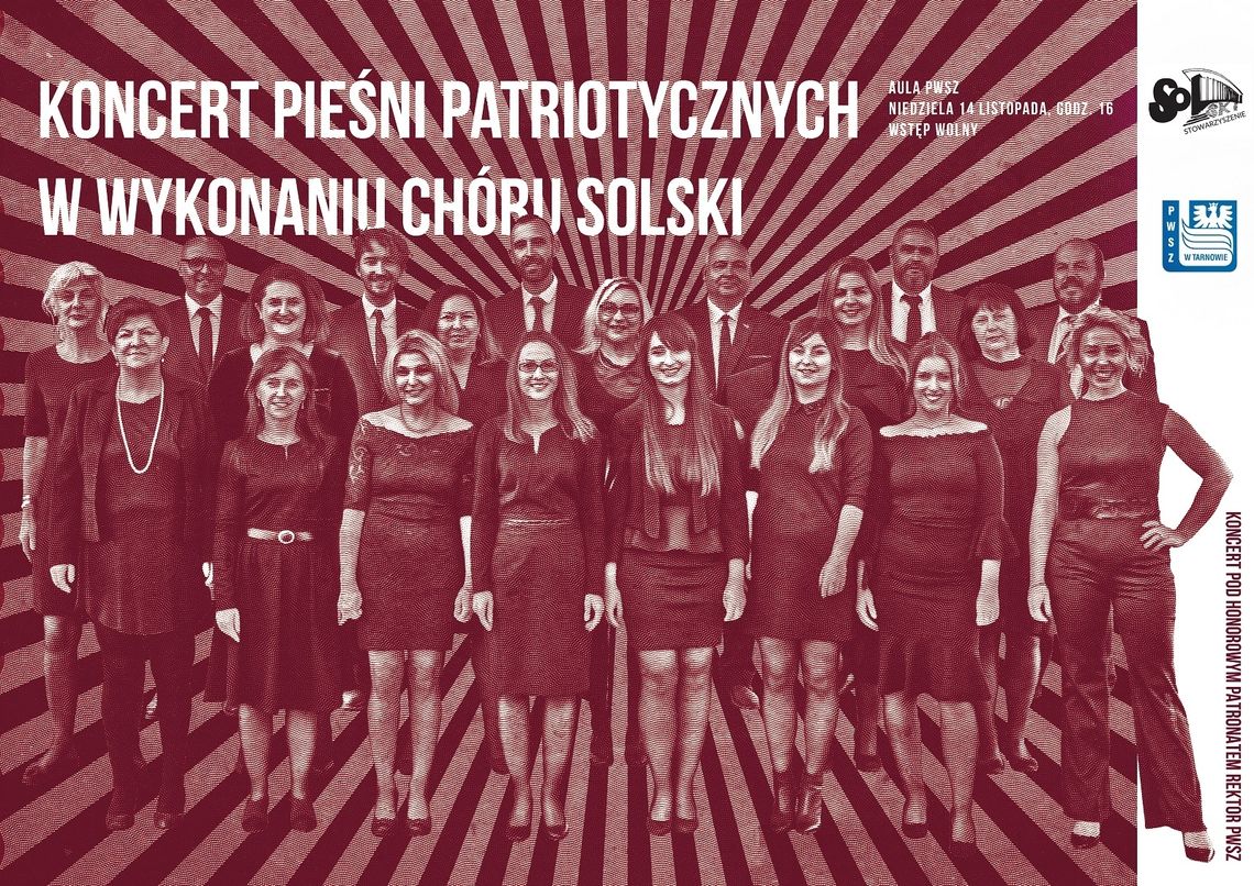 Koncert pieśni patriotycznych Chóru SOLski Koncert pieśni patriotycznych Chóru SOLski