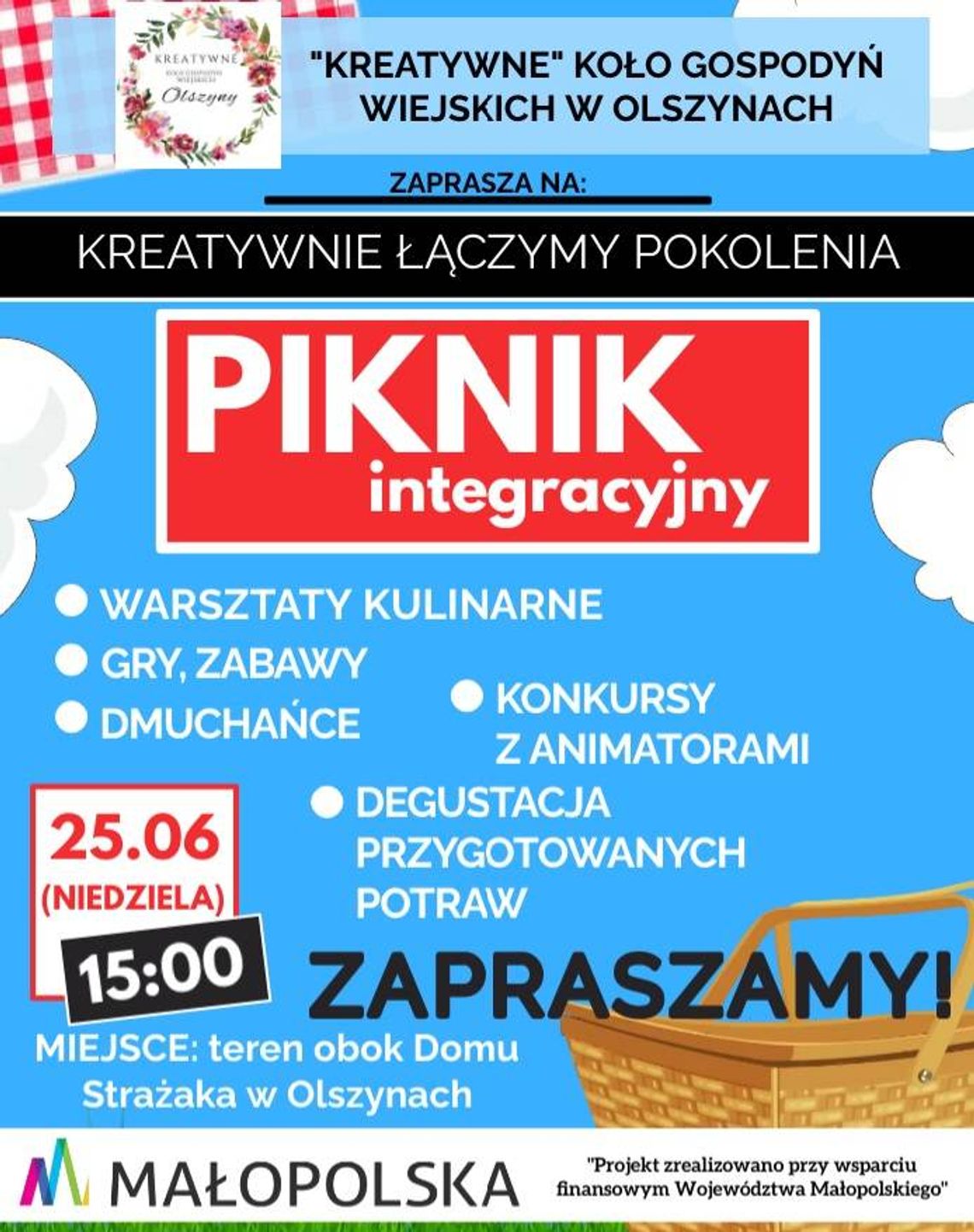 Kreatywnie łączymy pokolenia - piknik integracyjny