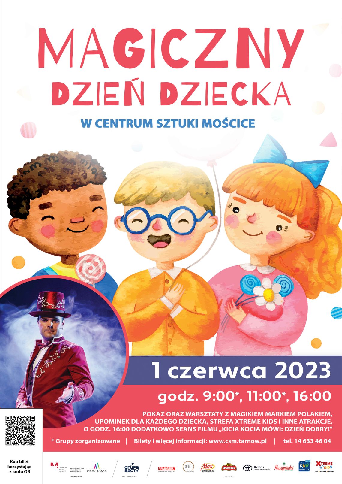 Magiczny Dzień Dziecka w Centrum Sztuki Mościce Magiczny Dzień Dziecka w Centrum Sztuki Mościce