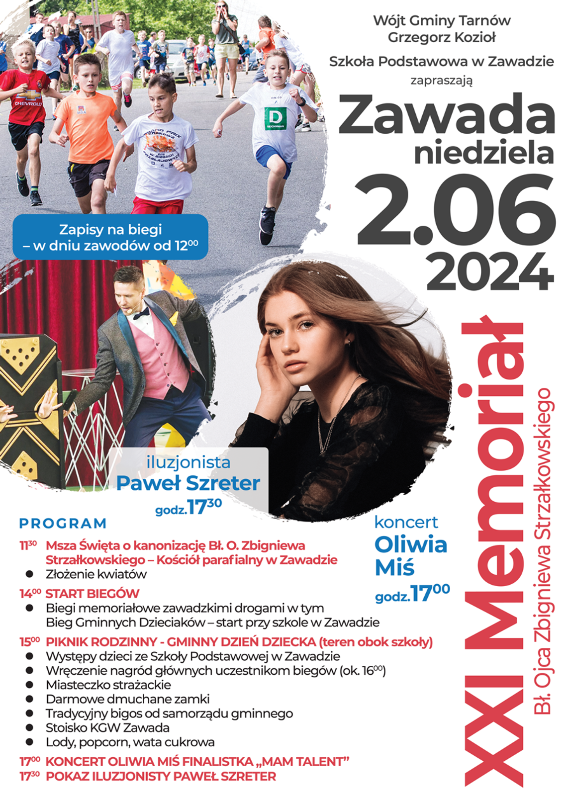 Memoriał Bł. O. Zbigniewa Strzałkowskiego i Gminny Dzień Dziecka Memoriał Bł. O. Zbigniewa Strzałkowskiego i Gminny Dzień Dziecka
