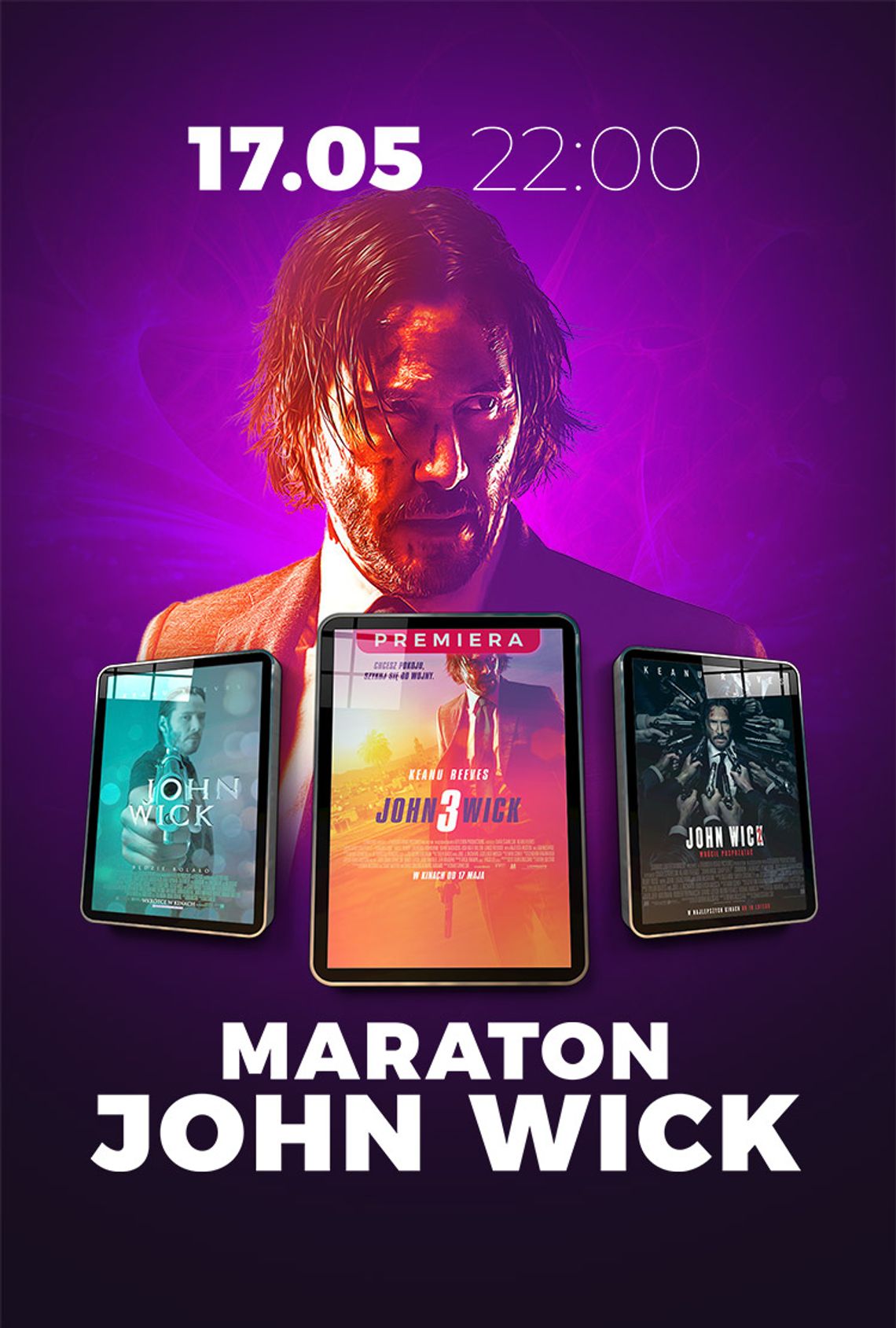 Mocny wieczór z Keanu Reeves, który powraca na ekrany CINEMA3D w wielkim stylu jako niedościgniony zabójca „John Wick” Mocny wieczór z Keanu Reeves, który powraca na ekrany CINEMA3D w wielkim stylu jako niedościgniony zabójca „John Wick”