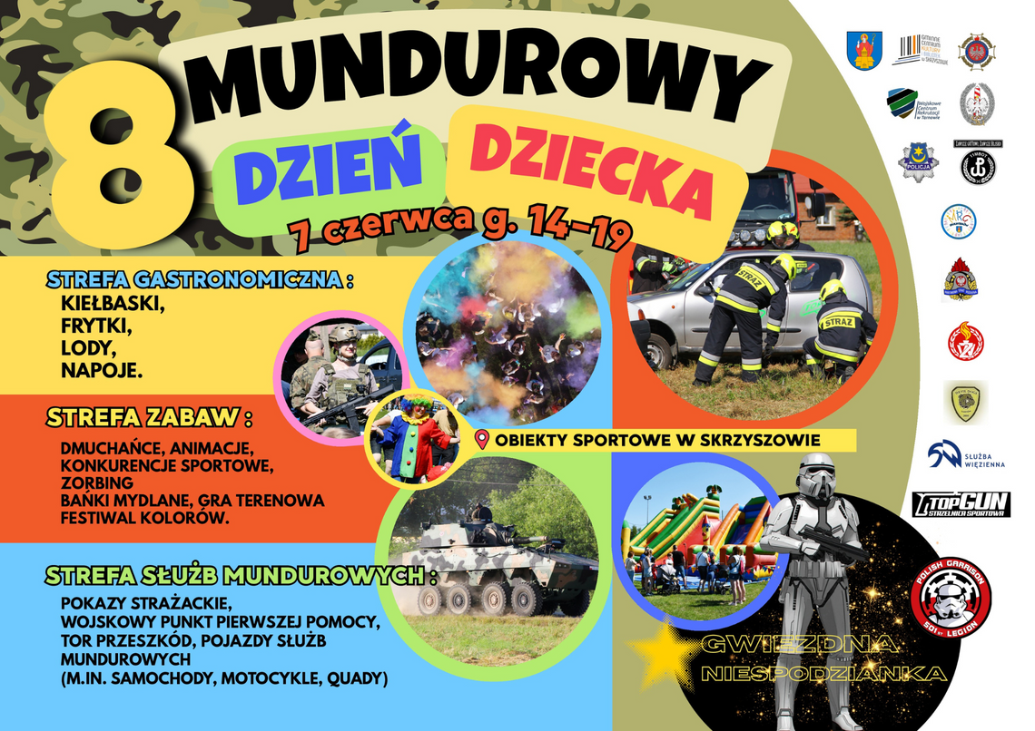 Mundurowy Dzień Dziecka w Skrzyszowie Mundurowy Dzień Dziecka w Skrzyszowie