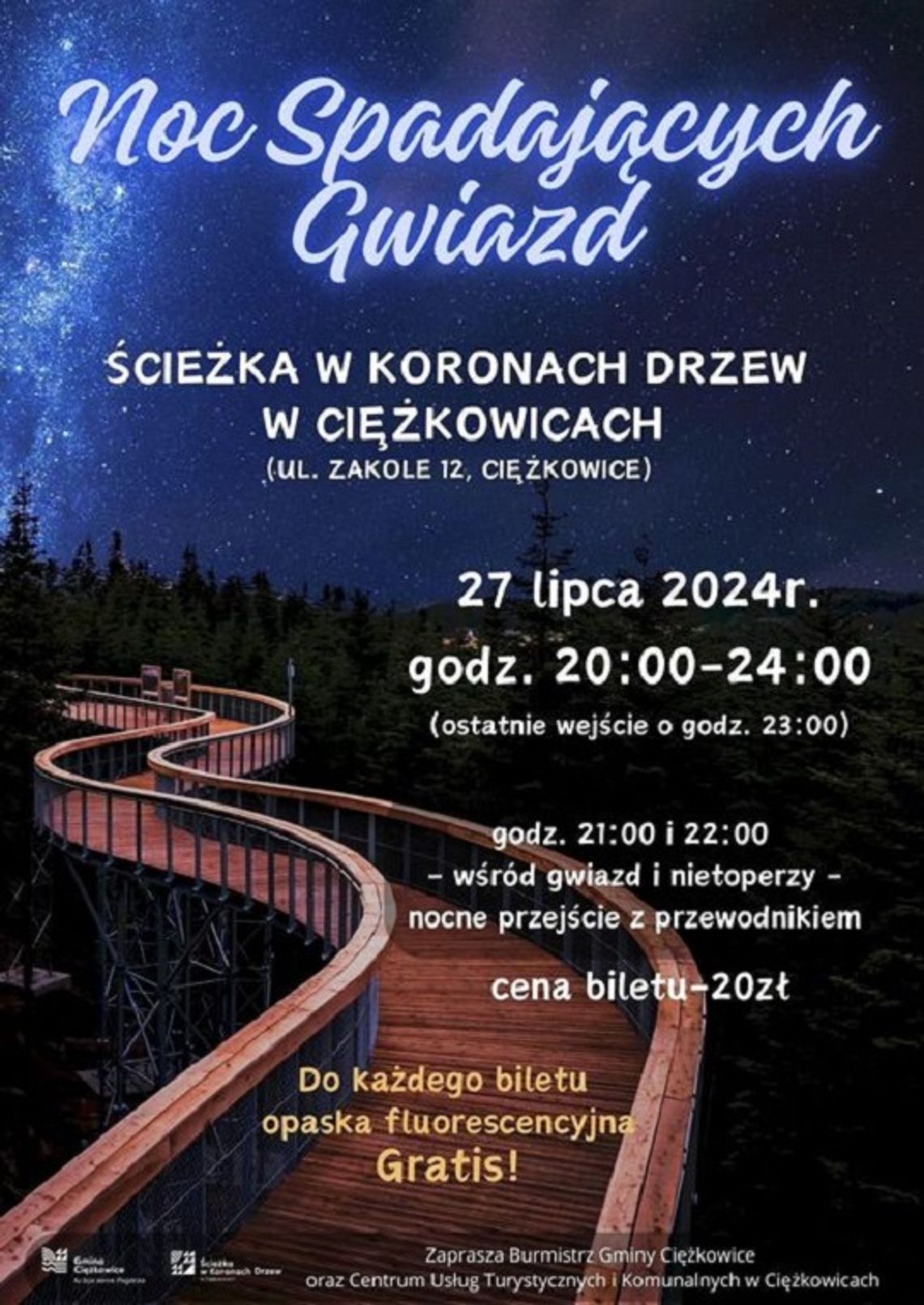 Noc spadających gwiazd w Ciężkowicach