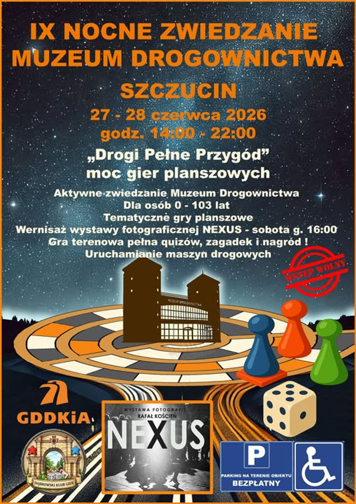 Nocne zwiedzanie Muzeum Drogownictwa w Szczucinie powraca już po raz dziewiąty! Nocne zwiedzanie Muzeum Drogownictwa w Szczucinie powraca już po raz dziewiąty!