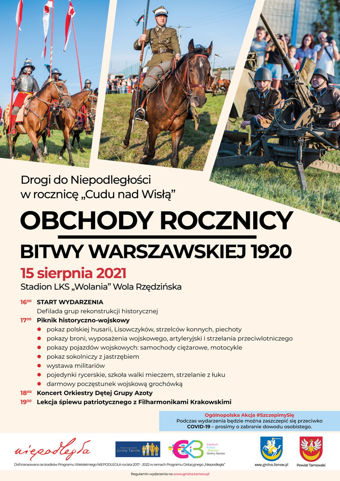 Obchody Rocznicy Bitwy Warszawskiej 1920 w najbliższą niedziele Obchody Rocznicy Bitwy Warszawskiej 1920 w najbliższą niedziele