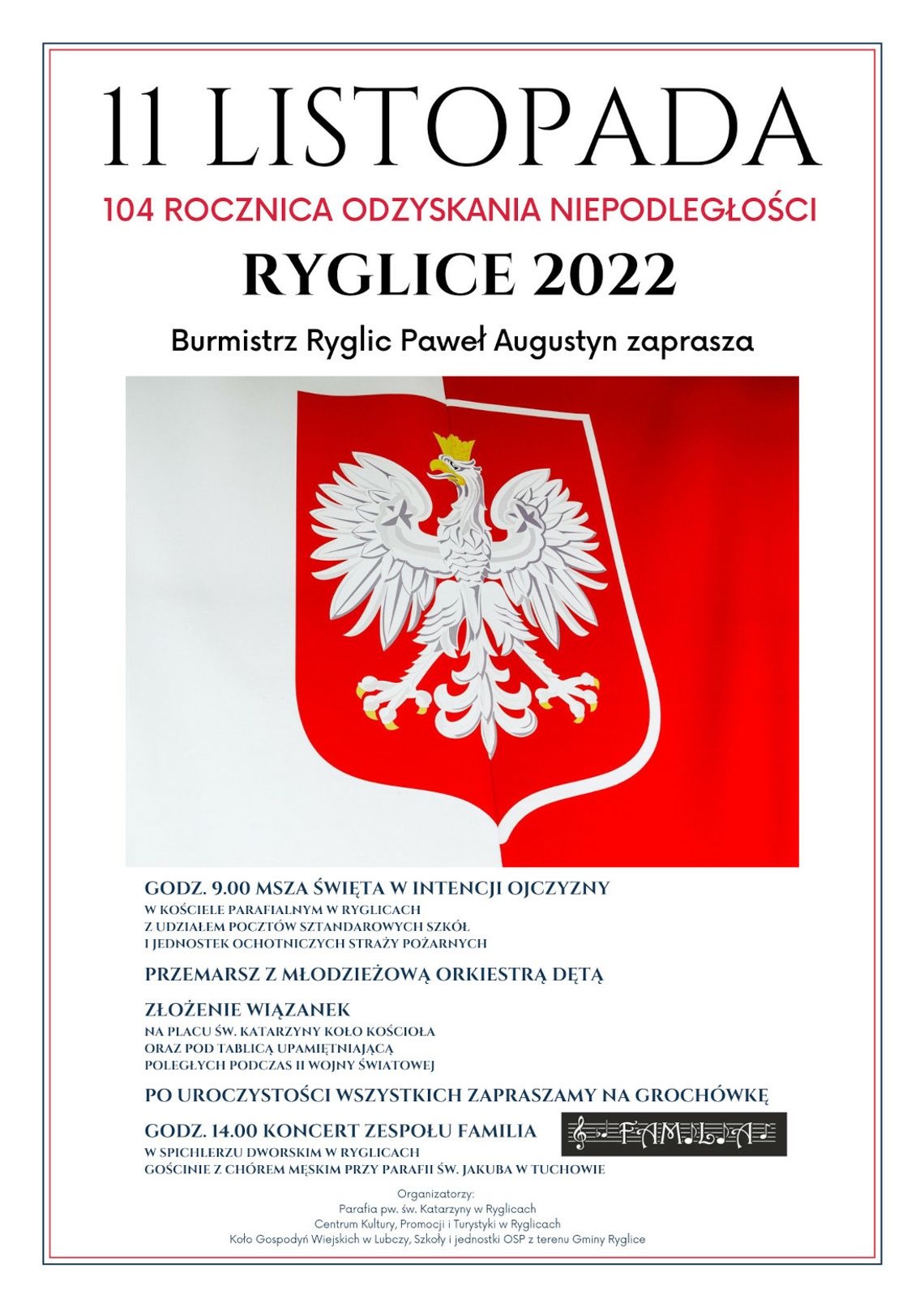 Obchody Święta Niepodległości w Ryglicach Obchody Święta Niepodległości w Ryglicach