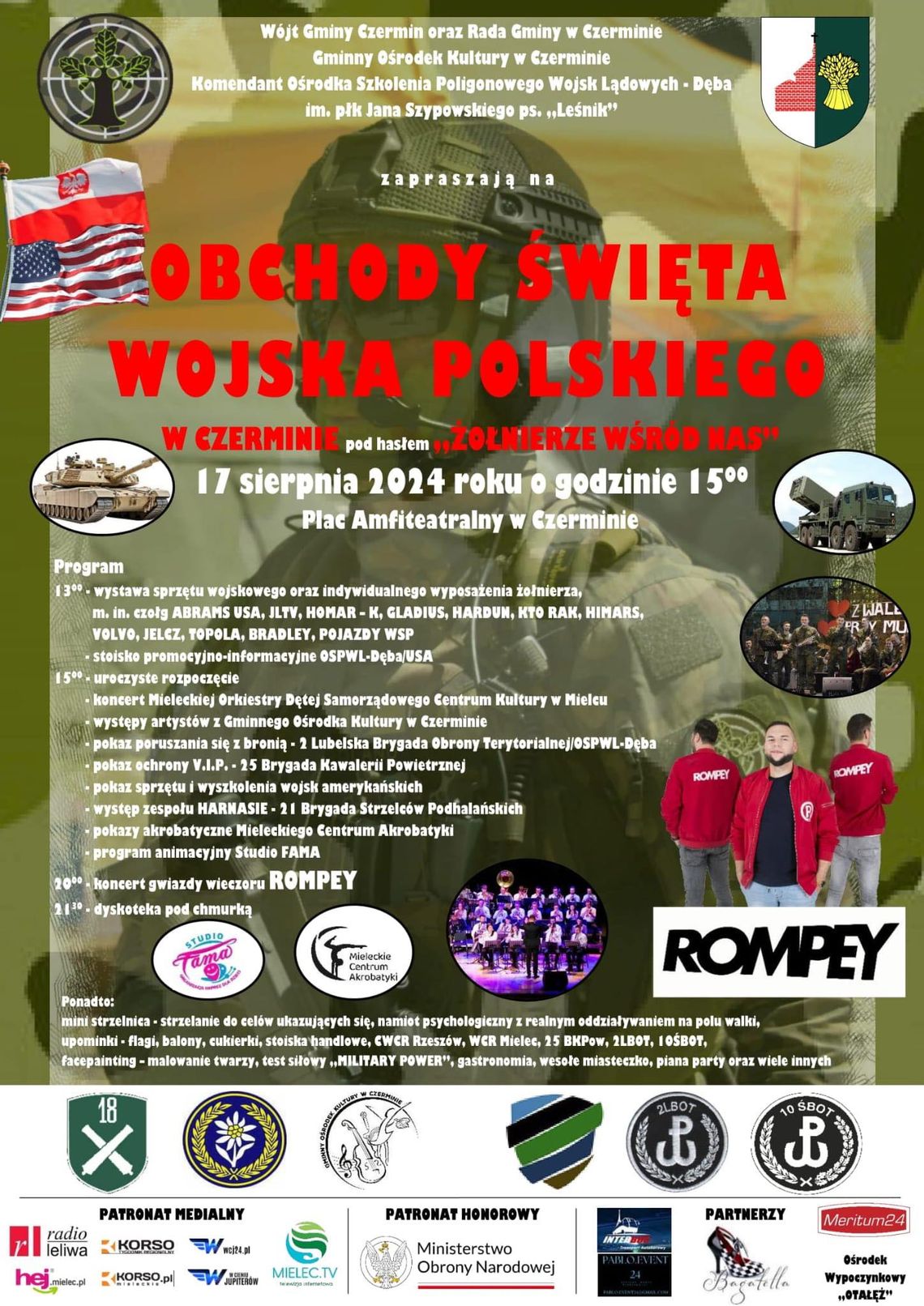Obchody Święta Wojska Polskiego w Czerminie Obchody Święta Wojska Polskiego w Czerminie