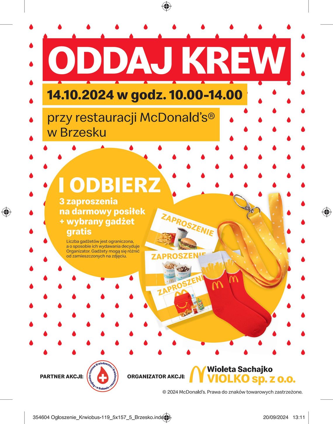 Oddaj krew w Brzesku