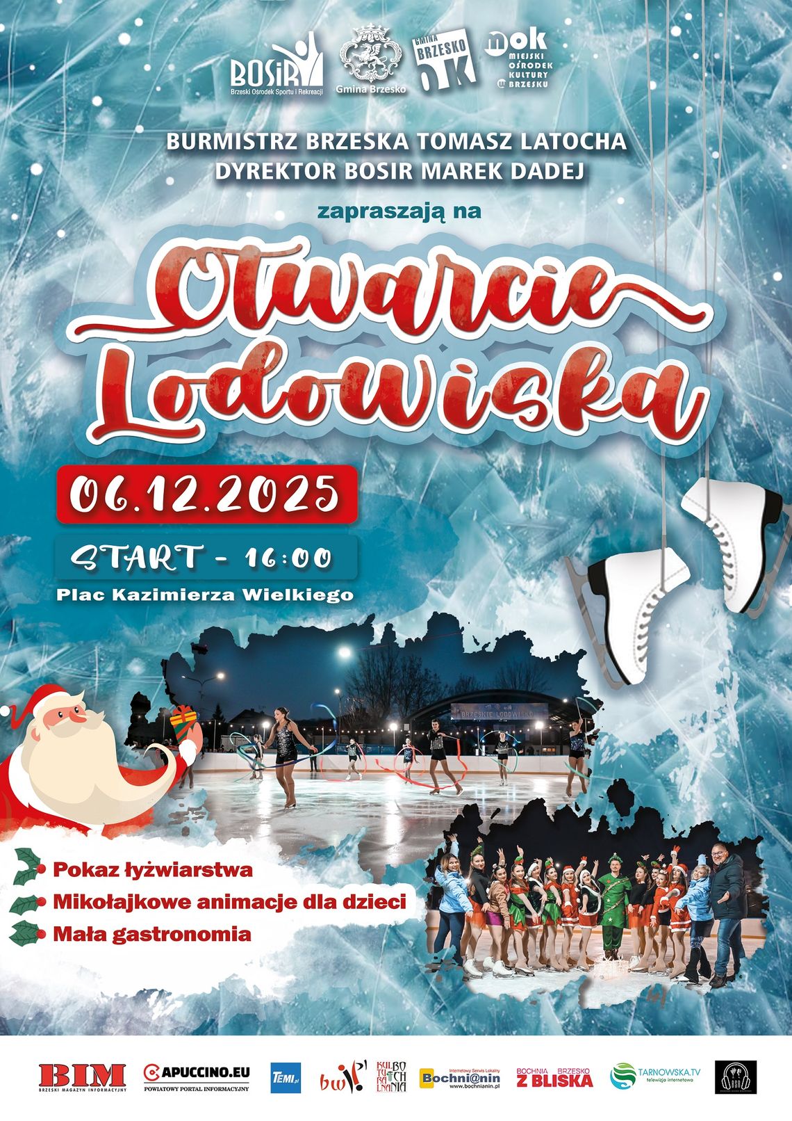 Otwarcie lodowiska w Brzesku już 6 grudnia Otwarcie lodowiska w Brzesku już 6 grudnia