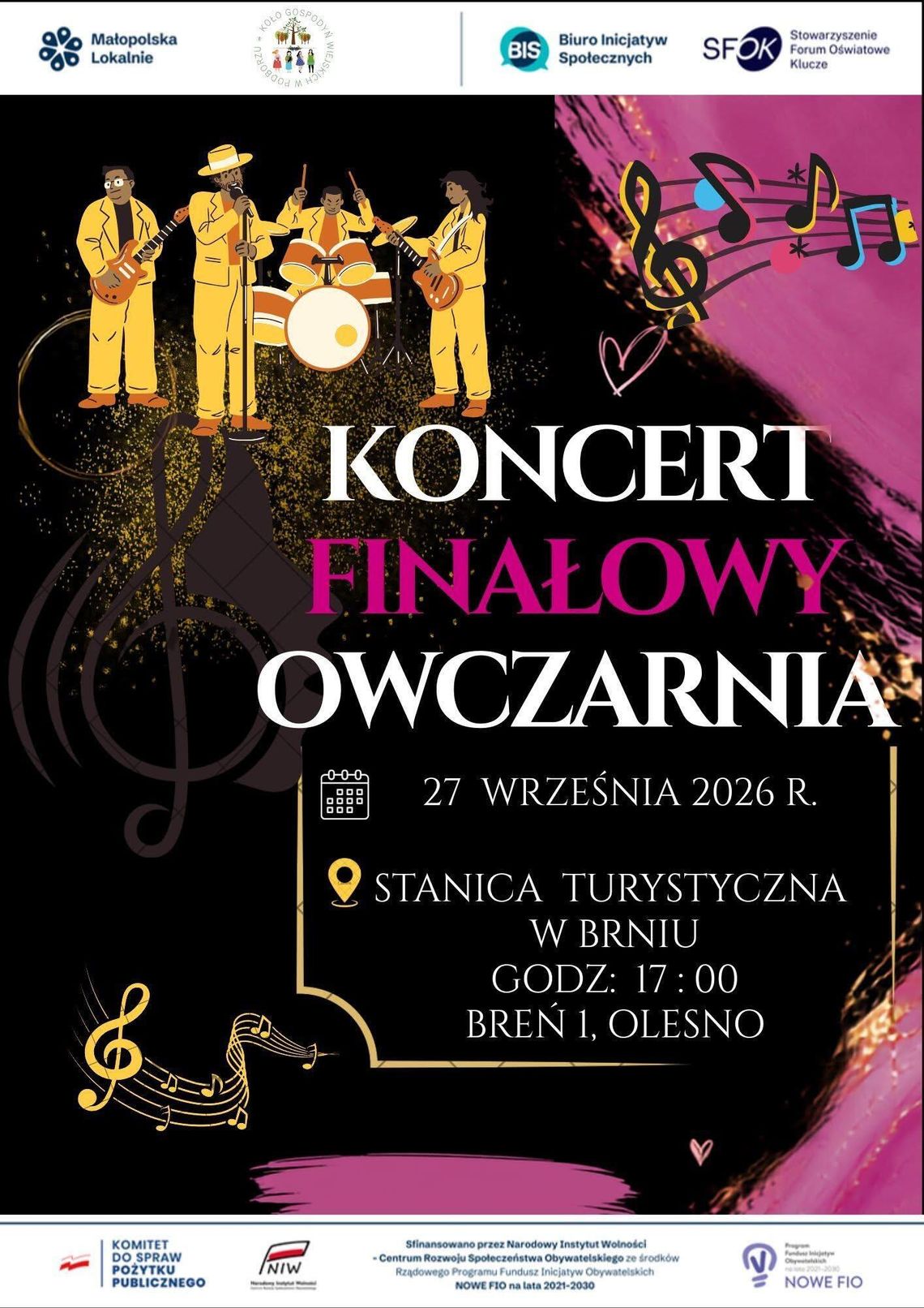 Owczarnia zagra finałowy koncert w Brniu. Na scenie międzypokoleniowy zespół pod kierunkiem Aleksandry Żuchowicz Owczarnia zagra finałowy koncert w Brniu. Na scenie międzypokoleniowy zespół pod kierunkiem Aleksandry Żuchowicz