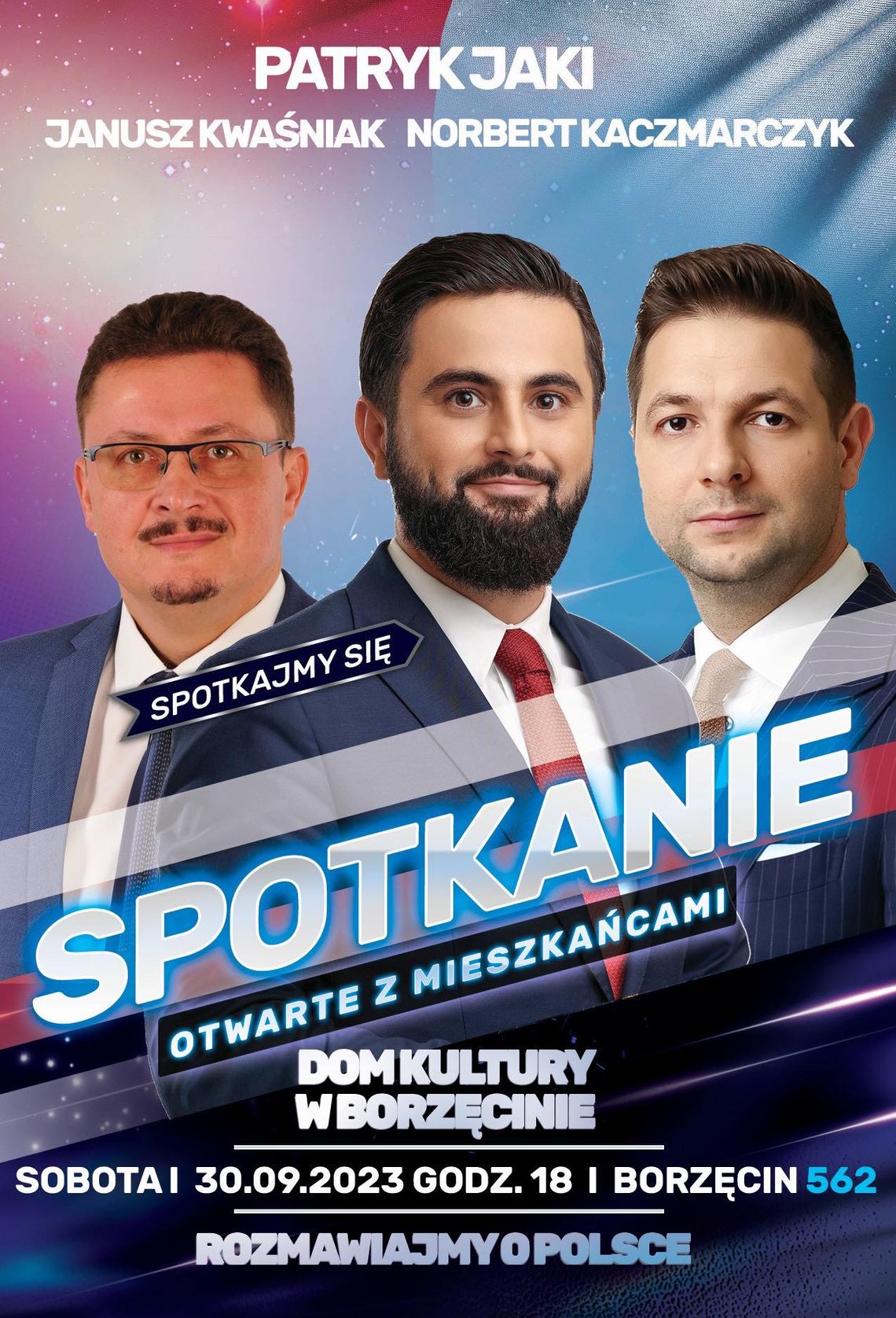 Patryk Jaki spotka się z mieszkańcami Borzęcina Patryk Jaki spotka się z mieszkańcami Borzęcina