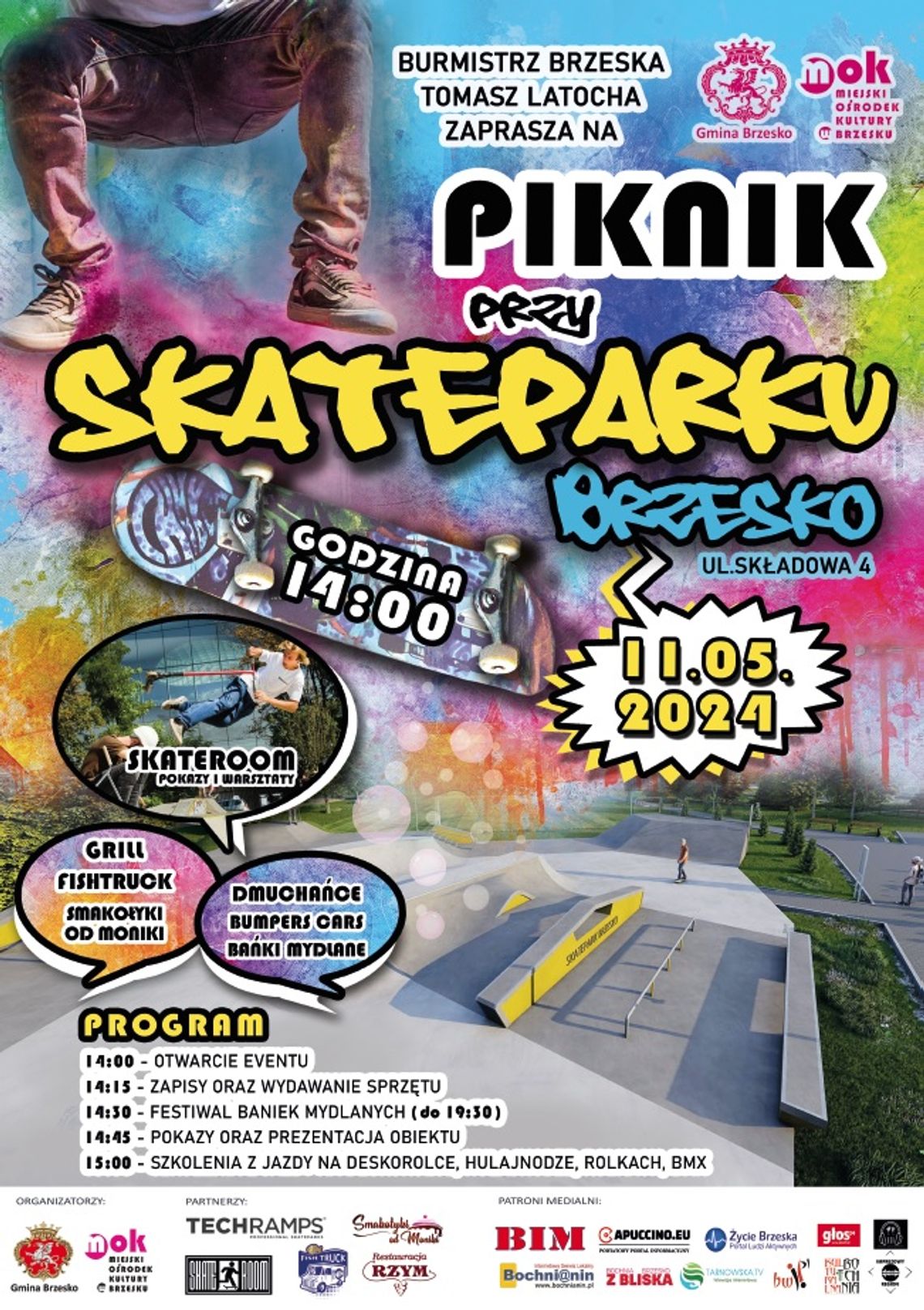 Piknik przy SKATEPARKU w Brzesku Piknik przy SKATEPARKU w Brzesku