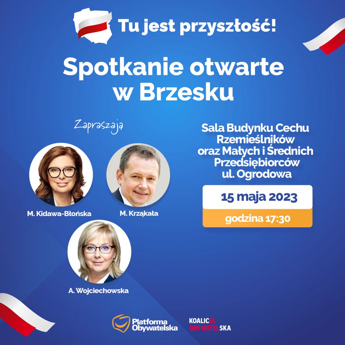 Politycy Platformy Obywatelskiej odwiedzą Brzesko Politycy Platformy Obywatelskiej odwiedzą Brzesko