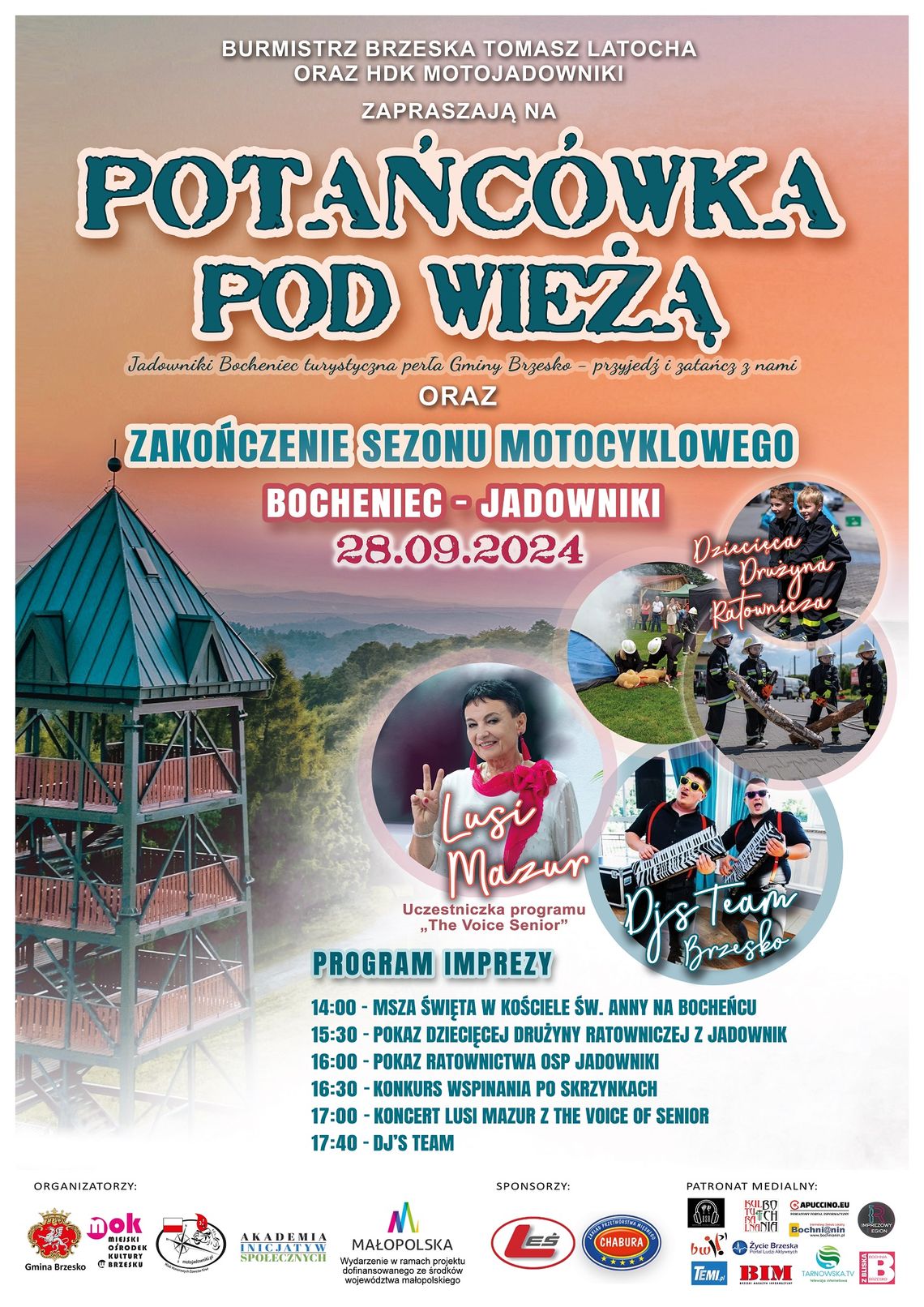 Potańcówka pod wierzą na Bocheńcu w Jadownikach