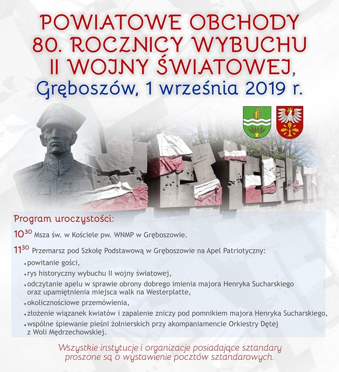 Powiatowe Obchody 80. rocznicy wybuchu II wojny światowej Powiatowe Obchody 80. rocznicy wybuchu II wojny światowej
