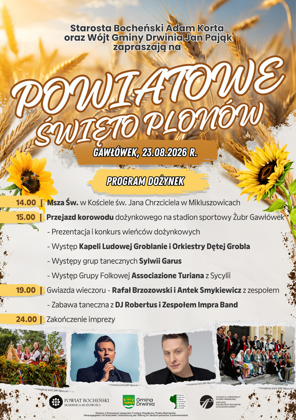 Powiatowe Święto Plonów tym razem w Gminie Drwinia Powiatowe Święto Plonów tym razem w Gminie Drwinia