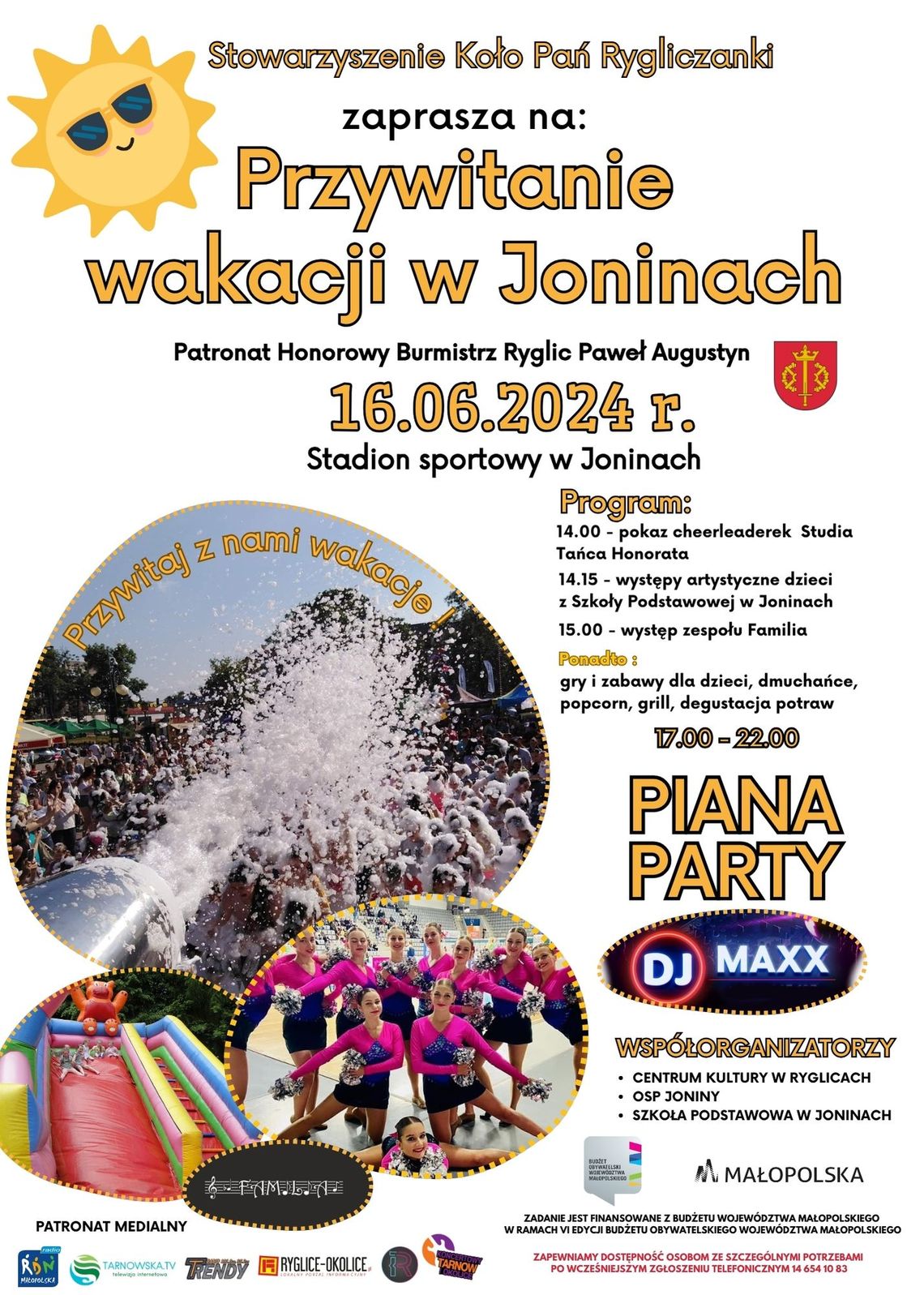 Przywitanie wakacji w Joninach Przywitanie wakacji w Joninach