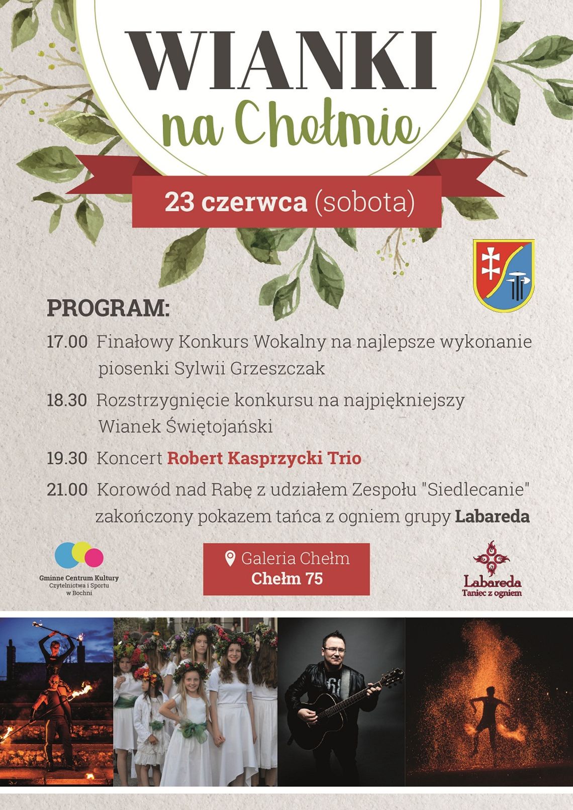 Robert Kasprzycki na Wiankach w Chełmie Robert Kasprzycki na Wiankach w Chełmie