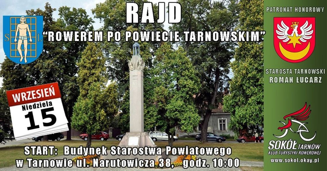 "Rowerem Po Powiecie Tarnowskim" czyli Rajd rowerowy do Wojnicza "Rowerem Po Powiecie Tarnowskim" czyli Rajd rowerowy do Wojnicza
