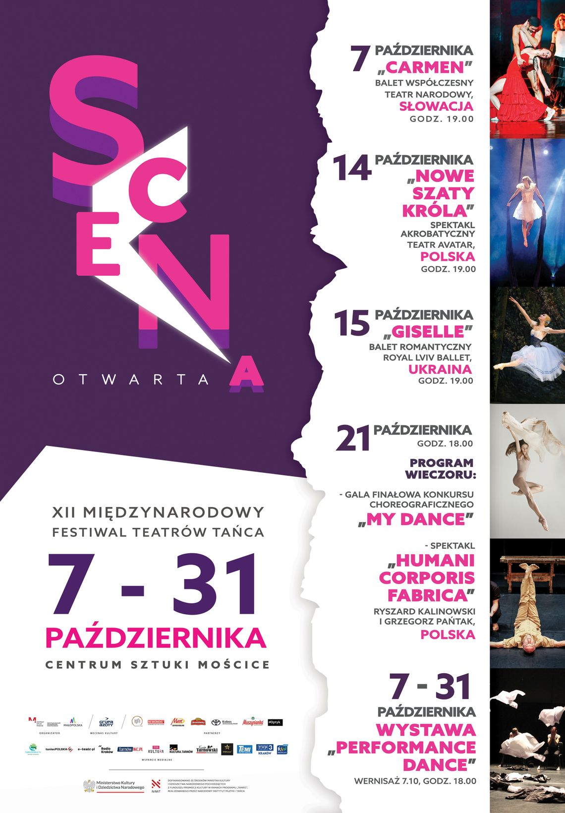 Scena Otwarta 2023. Gala Finałowa konkursu choreograficznego "My Dance" i spektakl „Humani corporis fabrica” Scena Otwarta 2023. Gala Finałowa konkursu choreograficznego "My Dance" i spektakl „Humani corporis fabrica”