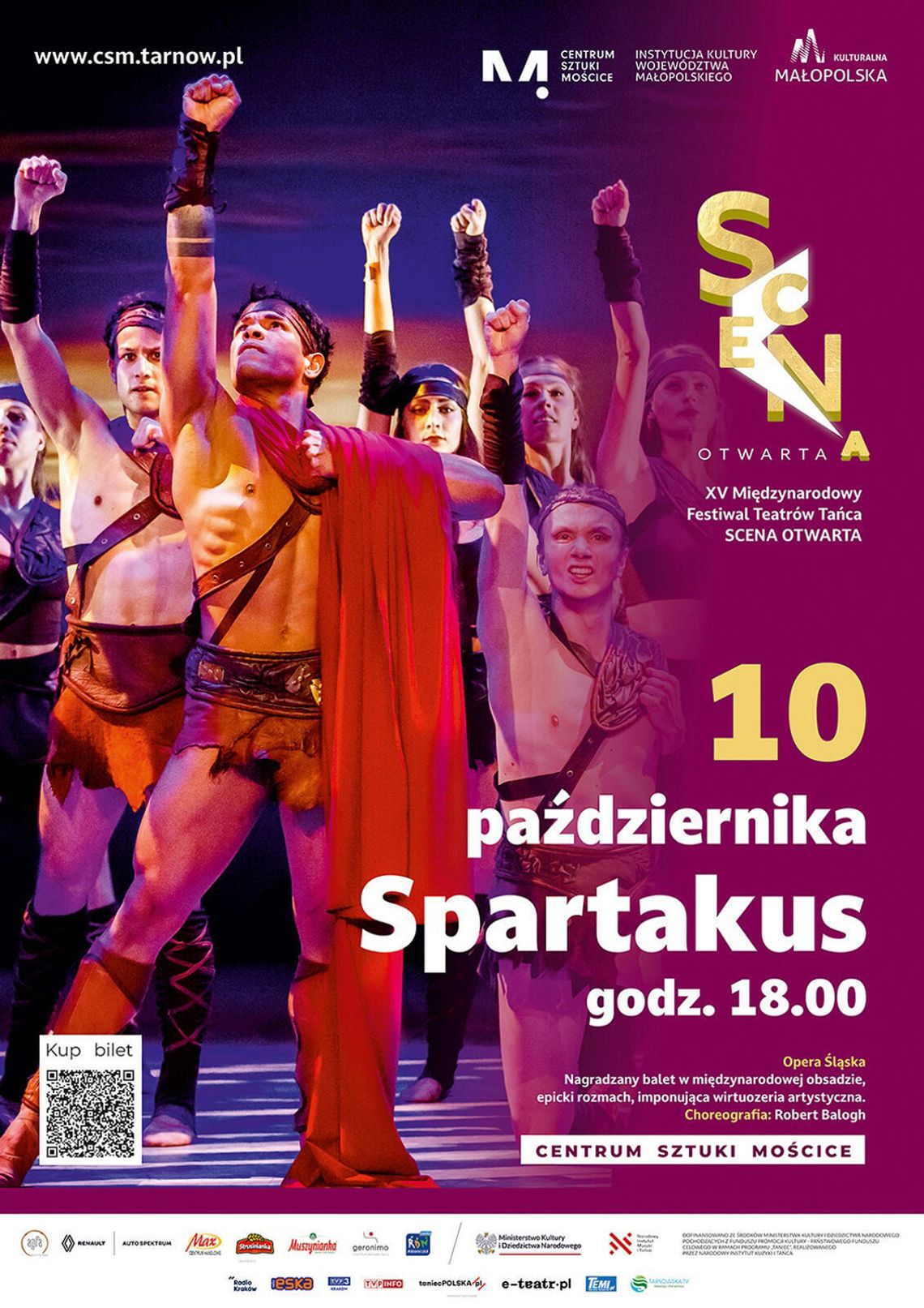 Scena Otwarta 2026. Spektakl „Spartakus” – Opera Śląska Scena Otwarta 2026. Spektakl „Spartakus” – Opera Śląska