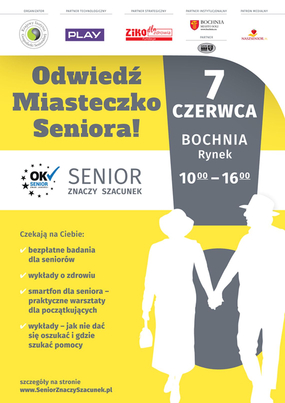 „Senior Znaczy Szacunek – Miasteczko Seniora” pojawi się w Bochni „Senior Znaczy Szacunek – Miasteczko Seniora” pojawi się w Bochni