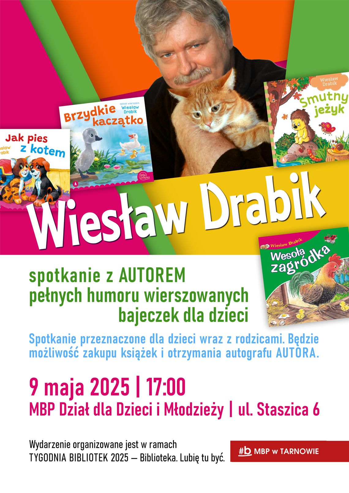 Spotkanie autorskie z Wiesławem Drabikiem