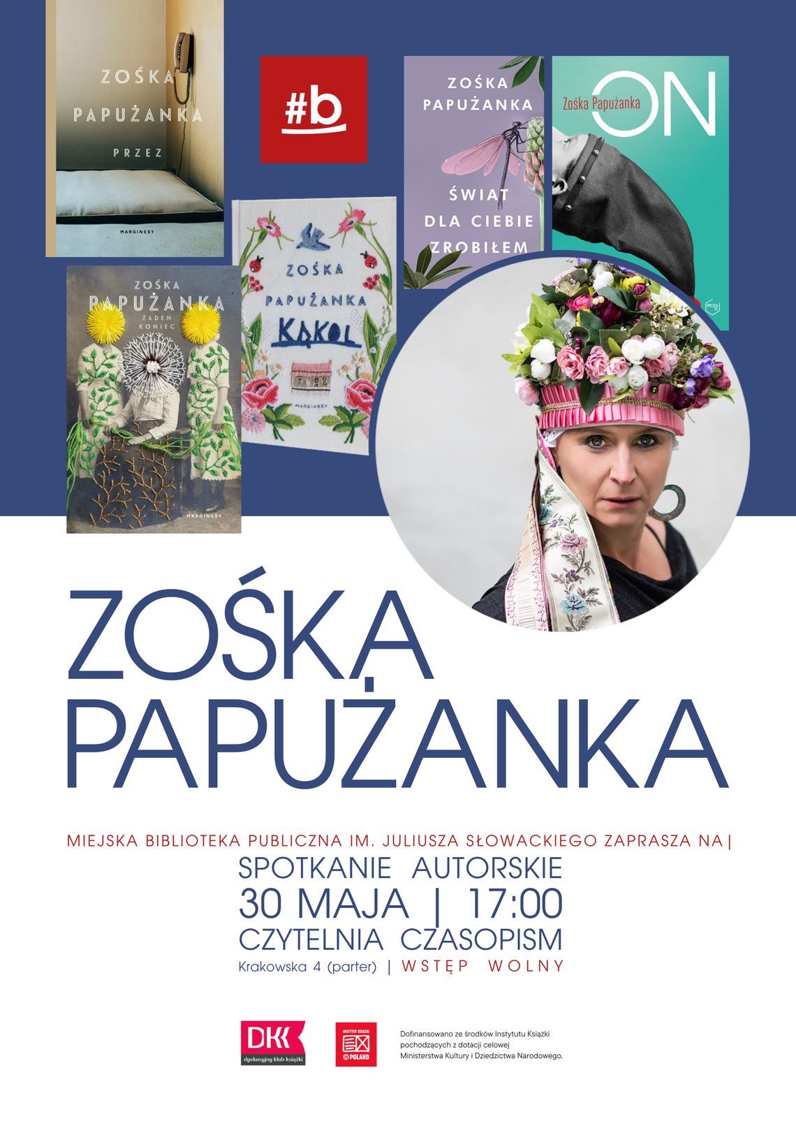 Spotkanie autorskie z Zośką Papużanką Spotkanie autorskie z Zośką Papużanką