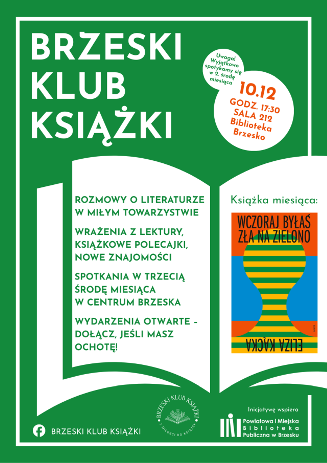 Spotkanie Brzeskiego Klubu Książki Spotkanie Brzeskiego Klubu Książki