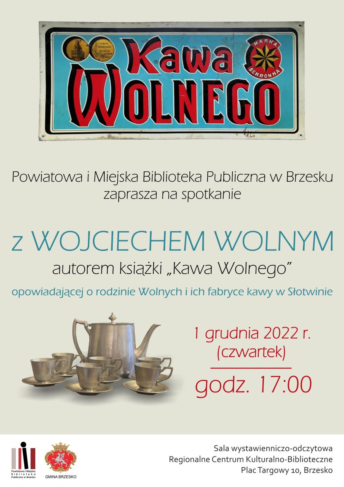 Spotkanie z Wojciechem Wolnym, autorem książki „Kawa Wolnego” Spotkanie z Wojciechem Wolnym, autorem książki „Kawa Wolnego”