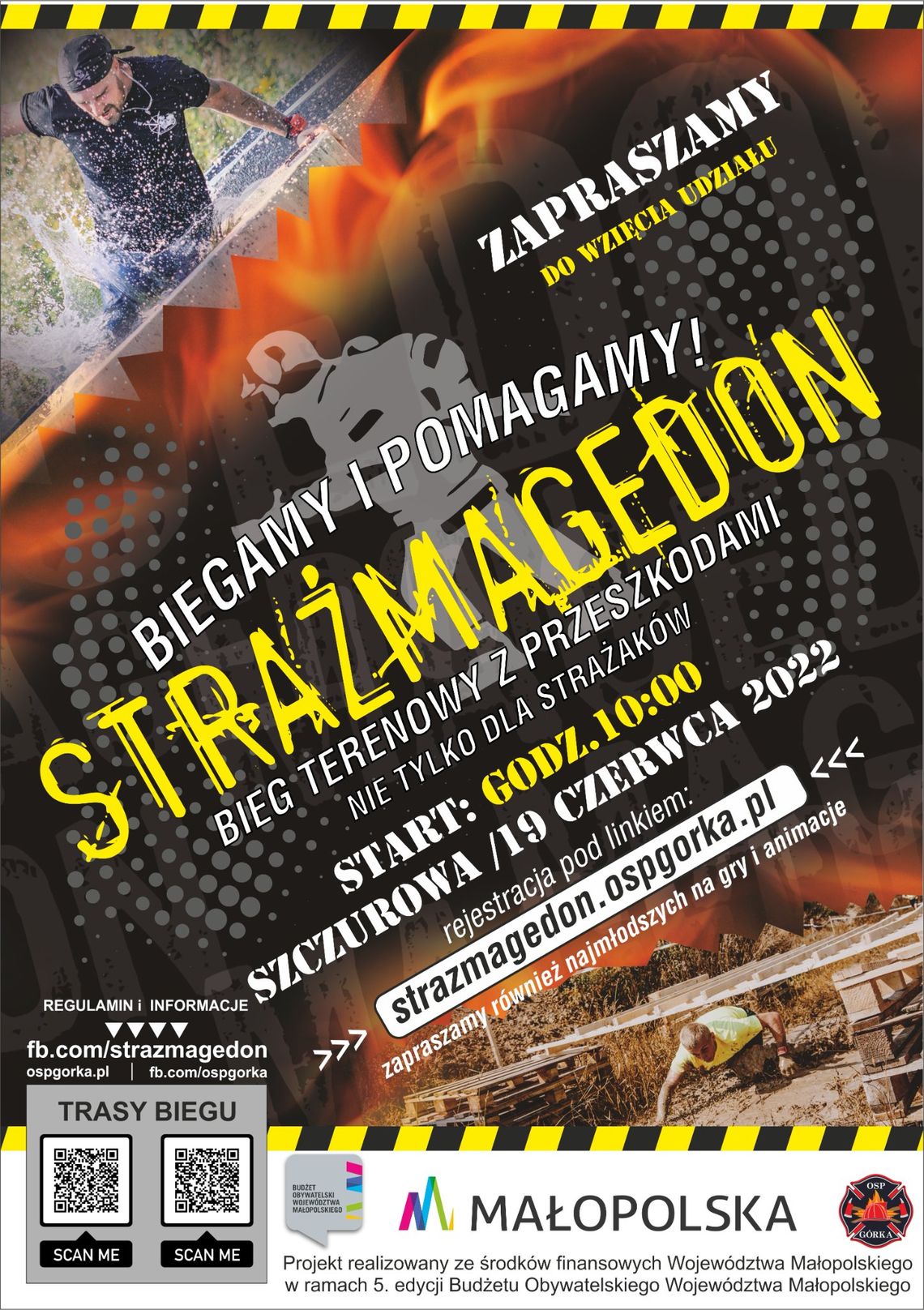 STRAŻMAGEDON – biegamy i pomagamy! Ekstremalny bieg nie tylko dla strażaków STRAŻMAGEDON – biegamy i pomagamy! Ekstremalny bieg nie tylko dla strażaków