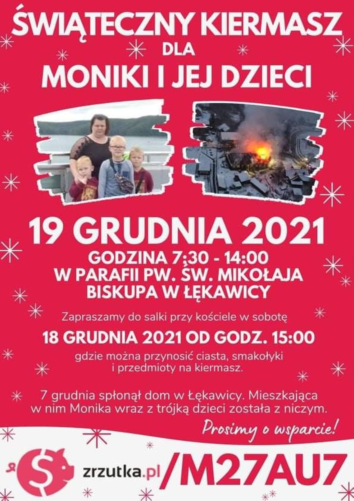 Świąteczny Kiermasz dla Moniki i jej dzieci Świąteczny Kiermasz dla Moniki i jej dzieci