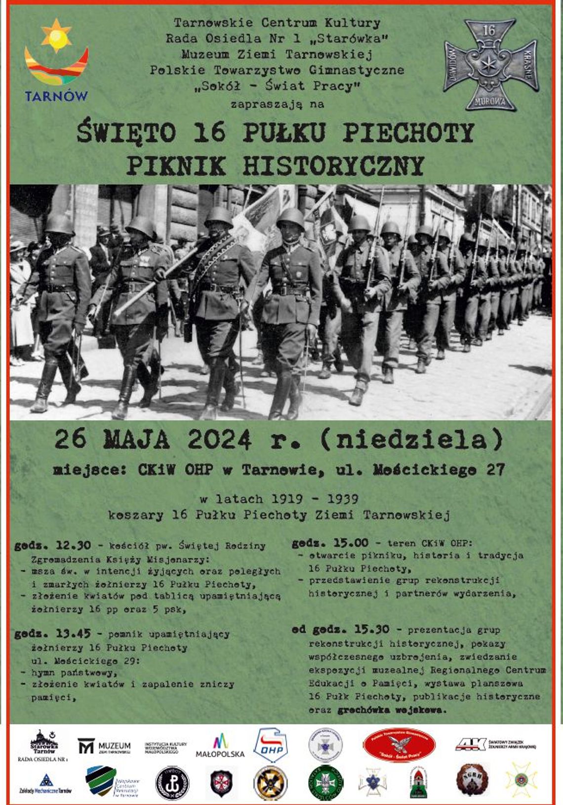 Święto 16. Pułku Piechoty - Piknik historyczny Święto 16. Pułku Piechoty - Piknik historyczny