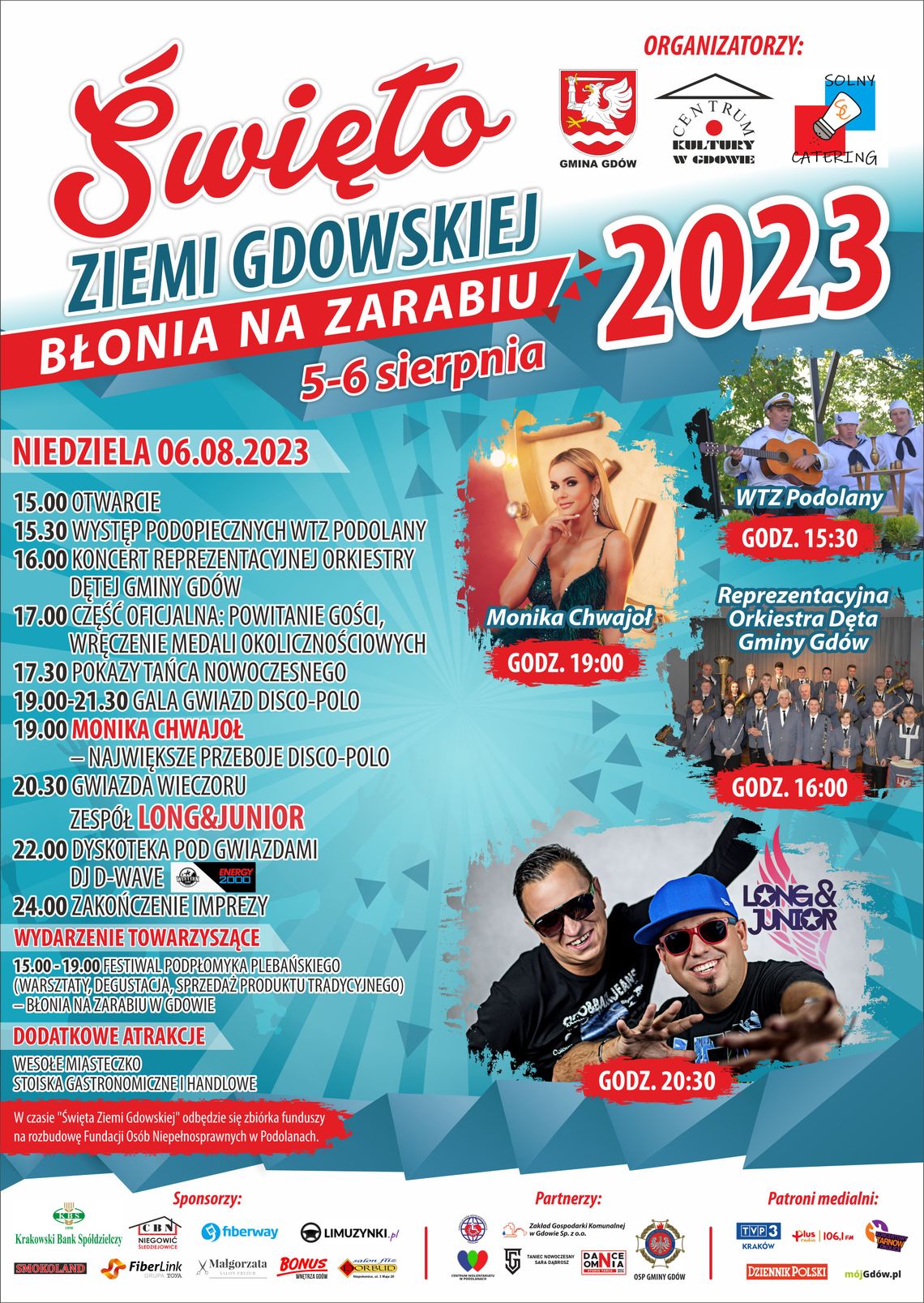 Święto Ziemi Gdowskiej 6 sierpnia na Zarabiu w Gdowie Święto Ziemi Gdowskiej 6 sierpnia na Zarabiu w Gdowie