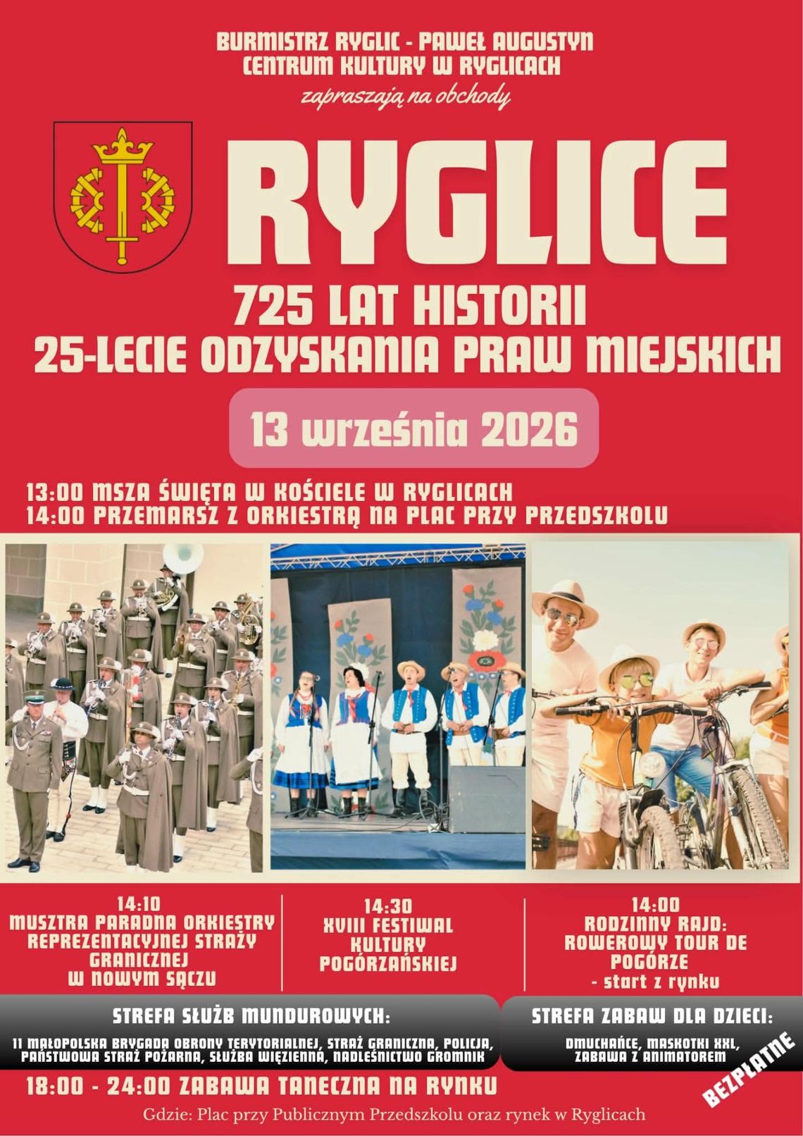 Świętujemy 725 lat historii Rylic! Świętujemy 725 lat historii Rylic!