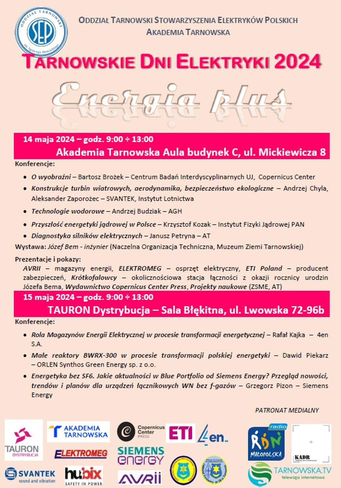Tarnowskie Dni Elektryki [ZAPOWIEDŹ]