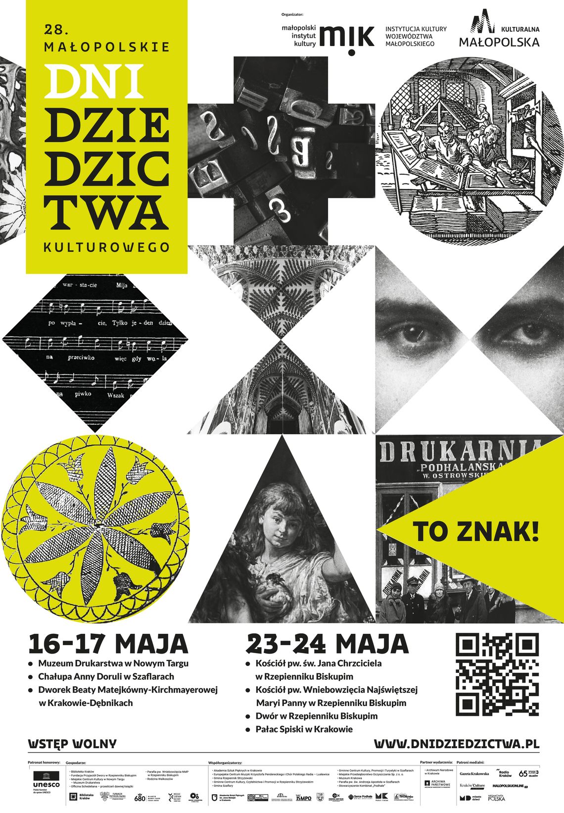 „To znak!” – zapraszamy na 28. Małopolskie Dni Dziedzictwa Kulturowego