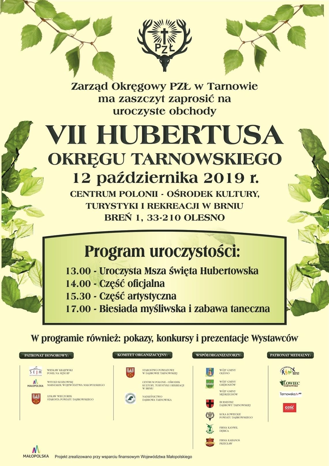 VII Hubertus Okręgu Tarnowskiego 12 październik 2019 Breń VII Hubertus Okręgu Tarnowskiego 12 październik 2019 Breń