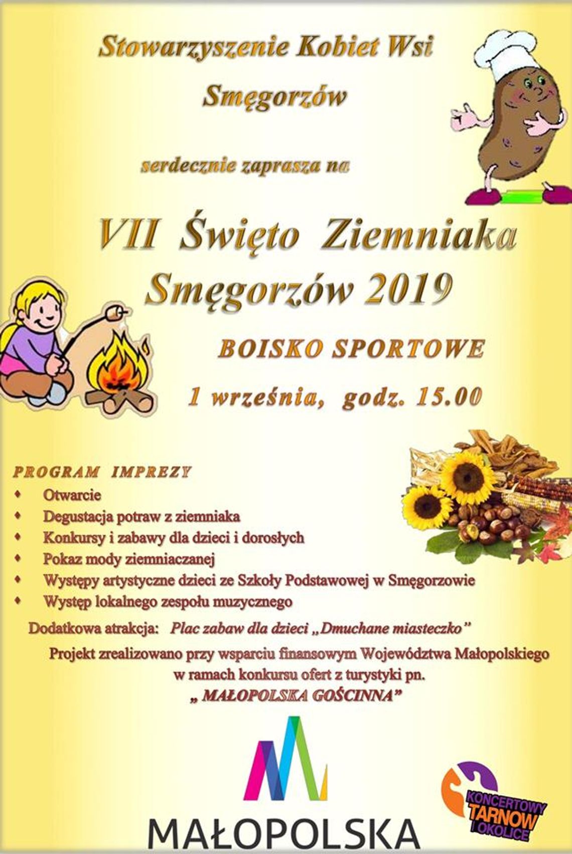 VII Święto Ziemniaka w Dąbrowie Tarnowskiej VII Święto Ziemniaka w Dąbrowie Tarnowskiej