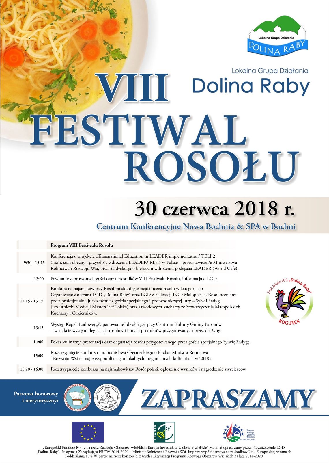 VIII Festiwal Rosołu w BOCHNI VIII Festiwal Rosołu w BOCHNI