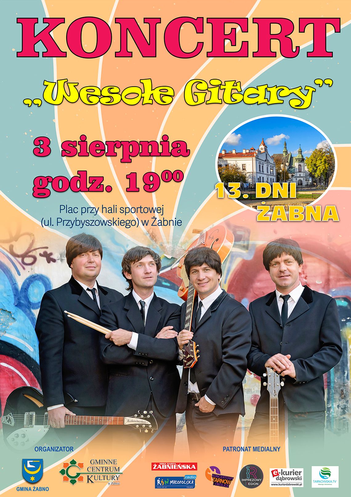 Wesołe Gitary zagrają na 13. Dniach Żabna Wesołe Gitary zagrają na 13. Dniach Żabna