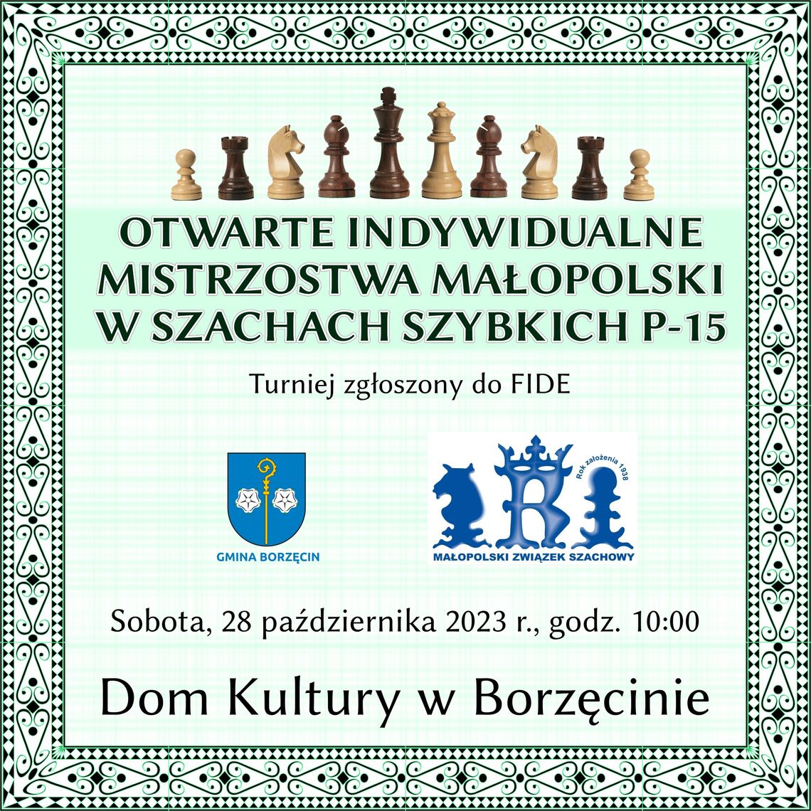 Weź udział w szachowych mistrzostwach