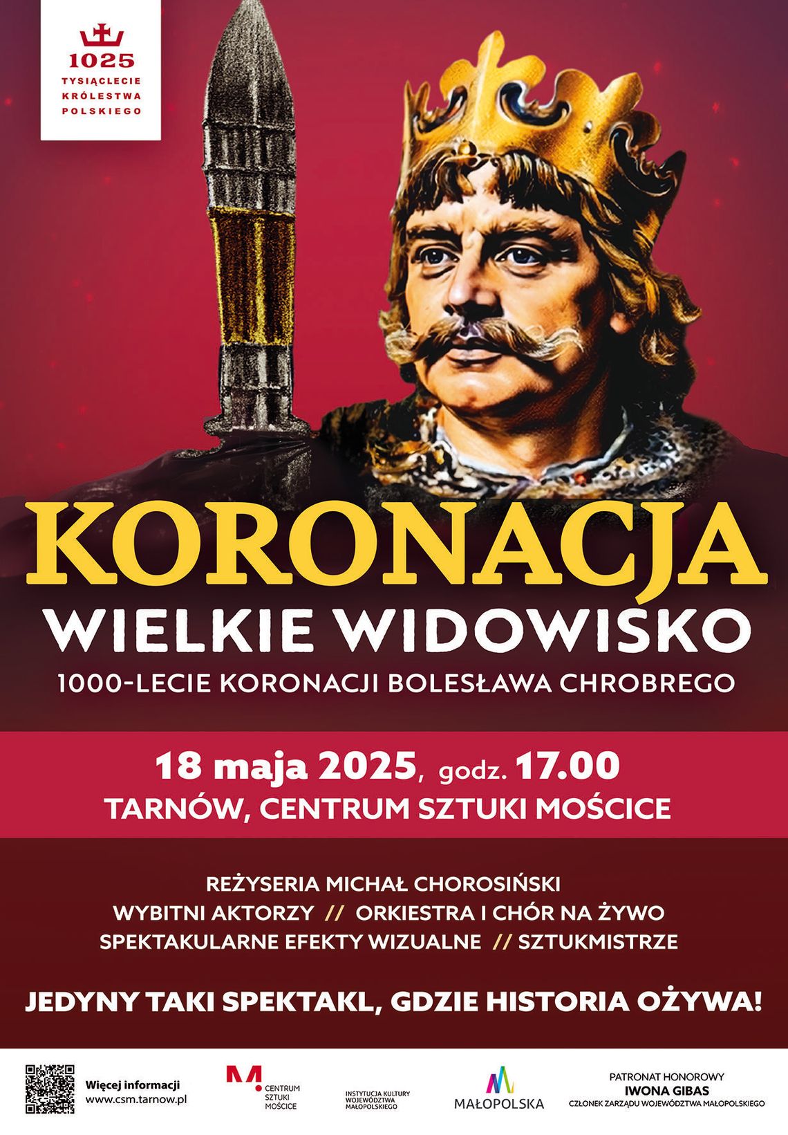 Wielkie Widowisko Koronacja w Centrum Sztuki Mościce Wielkie Widowisko Koronacja w Centrum Sztuki Mościce