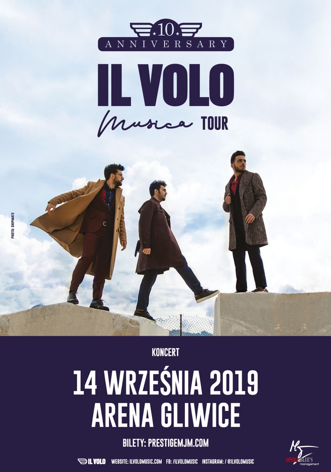 Włoskie trio IL VOLO świętuje 10 rocznicę istnienia - KONCERT - Arena Gliwice