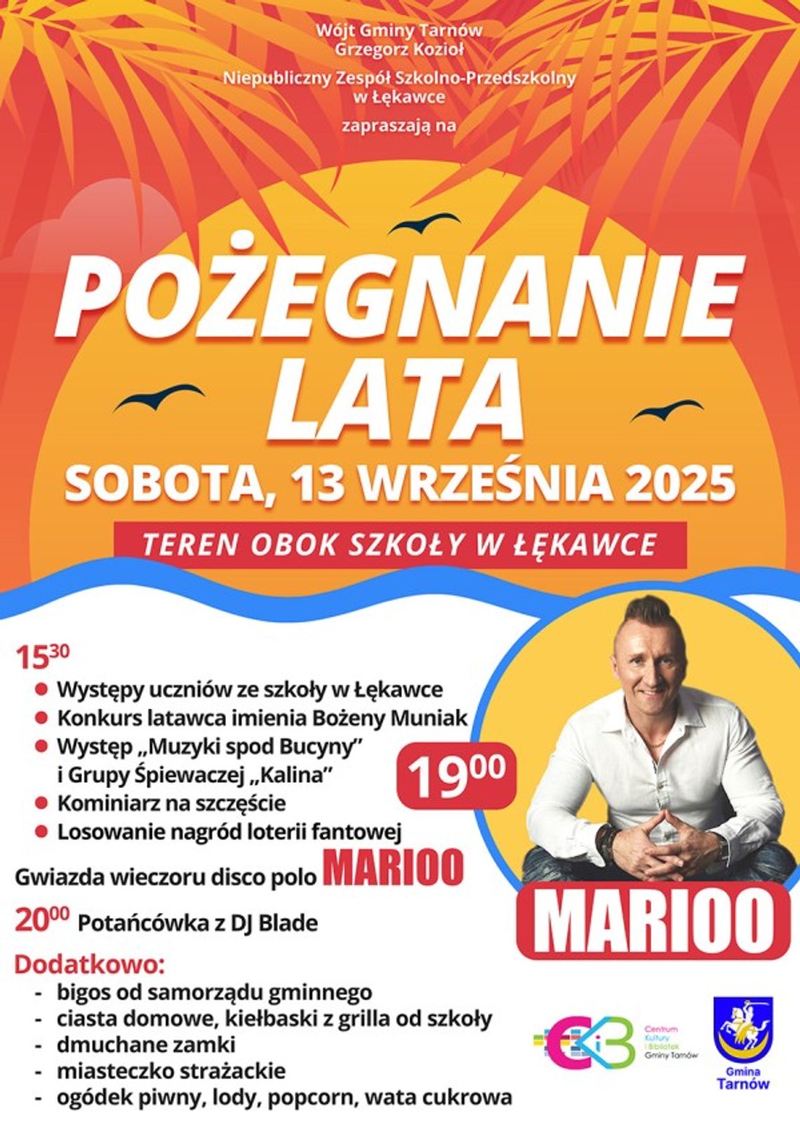 Występy dzieciaków, konkurs latawca i Marioo na Pożegnanie Lata w Łękawce Występy dzieciaków, konkurs latawca i Marioo na Pożegnanie Lata w Łękawce