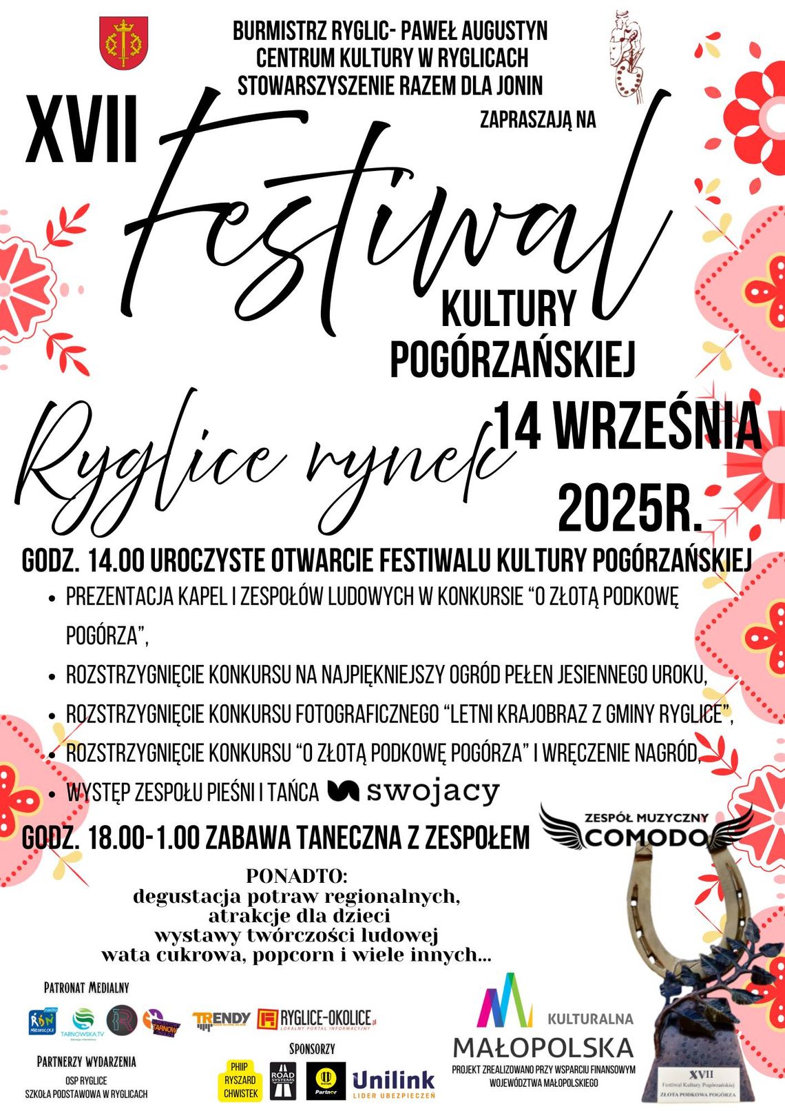 XVII Festiwal Kultury Pogórzańskiej w Ryglicach