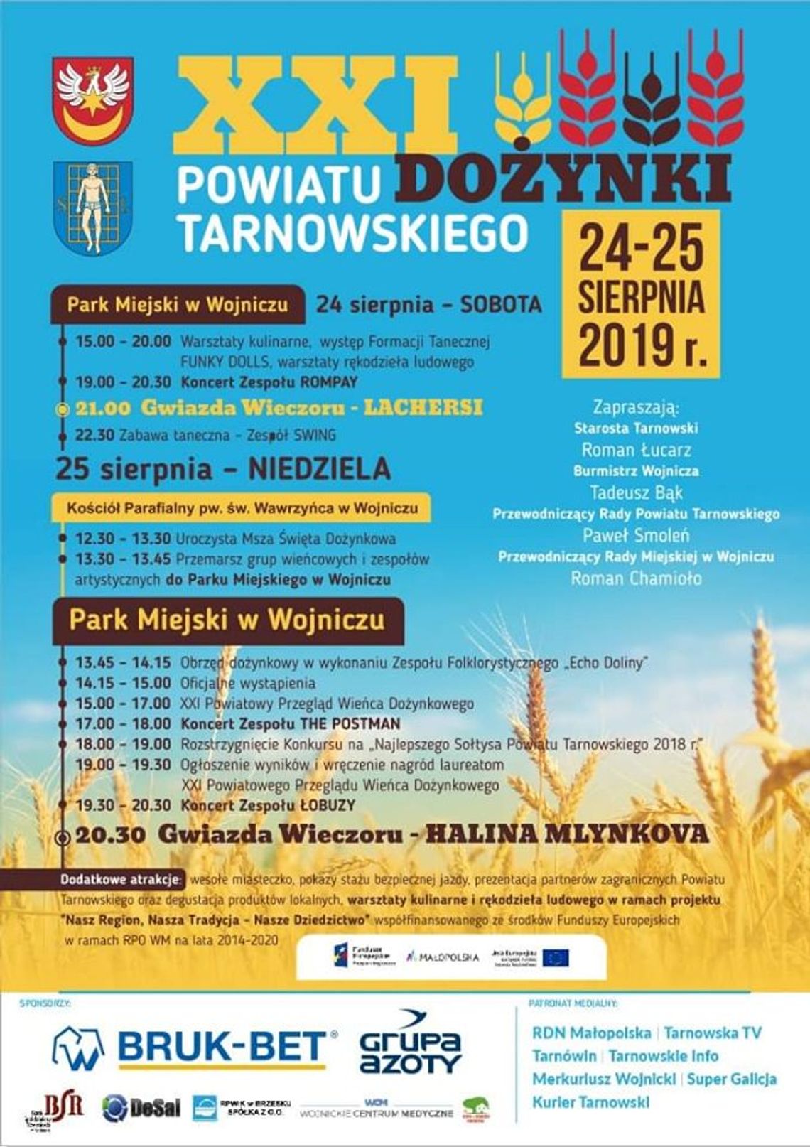 XXI Dożynki Powiatu Tarnowskiego XXI Dożynki Powiatu Tarnowskiego