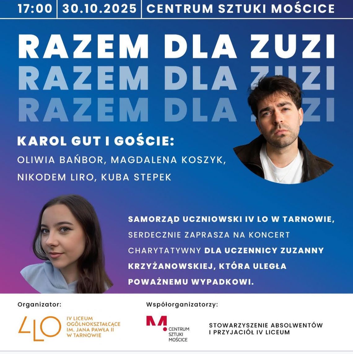 Zagrajmy razem dla Zuzi - koncert charytatywny Zagrajmy razem dla Zuzi - koncert charytatywny